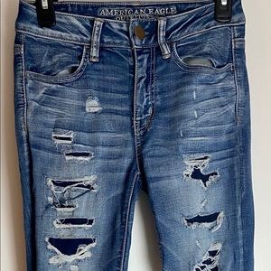 American Eagle Outfitters High Rise Jegging Crop